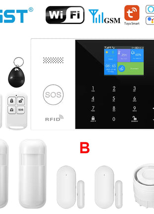 Tuya Smart WiFi GSM Home Alarm System with App & Alexa Control