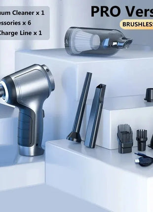 Wireless Car & Home Handheld Vacuum Cleaner - Strong Suction, Dual Use