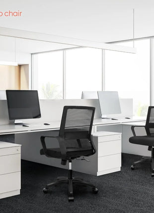 Ergonomic Mesh Office Chair with Adjustable Height and Lumbar Support