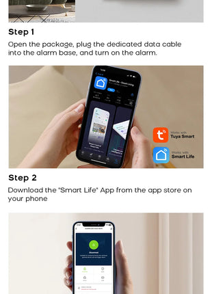 Tuya Smart WiFi GSM Home Alarm System with App & Alexa Control
