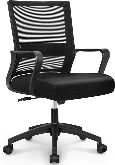 Ergonomic Mesh Office Chair with Adjustable Height and Lumbar Support