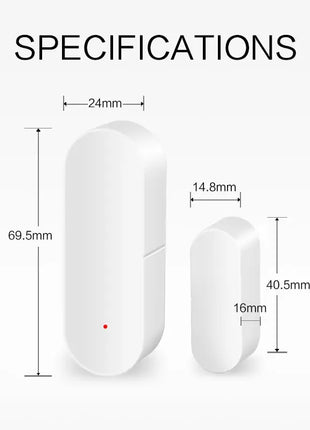 WiFi Smart Door Sensor with App Alerts & Alexa/Google Home Support