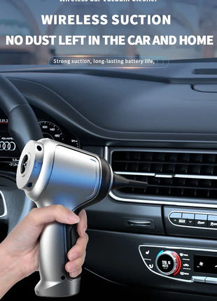 Wireless Car & Home Handheld Vacuum Cleaner - Strong Suction, Dual Use