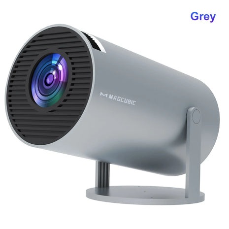 Portable 4K Android 11 Projector with WiFi 6, 260 ANSI, and Bluetooth 5.0