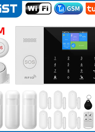 Tuya Smart WiFi GSM Home Alarm System with App & Alexa Control