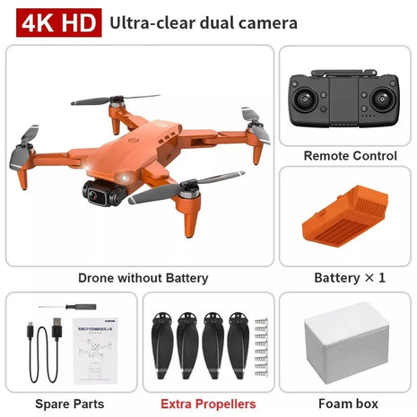 4K GPS Drone with Dual HD Cameras, 28-Min Flight & 1.2KM Range