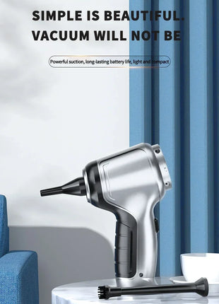 Wireless Car & Home Handheld Vacuum Cleaner - Strong Suction, Dual Use