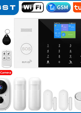 Tuya Smart WiFi GSM Home Alarm System with App & Alexa Control