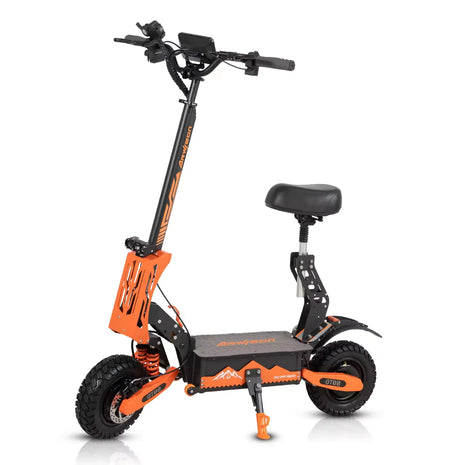 5600W Dual Motor Electric Scooter with 46MPH Top Speed & Seat