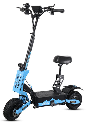 5600W Dual Motor Electric Scooter with 46MPH Top Speed & Seat