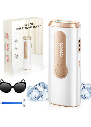 IPL Laser Hair Removal Device for Men & Women - Painless Permanent Epilator