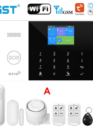 Tuya Smart WiFi GSM Home Alarm System with App & Alexa Control