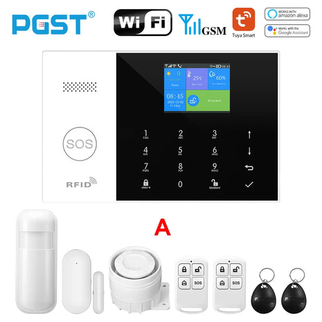 Tuya Smart WiFi GSM Home Alarm System with App & Alexa Control