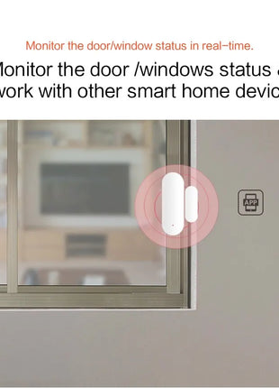 WiFi Smart Door Sensor with App Alerts & Alexa/Google Home Support