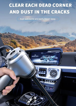 Wireless Car & Home Handheld Vacuum Cleaner - Strong Suction, Dual Use