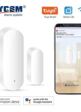 WiFi Smart Door Sensor with App Alerts & Alexa/Google Home Support